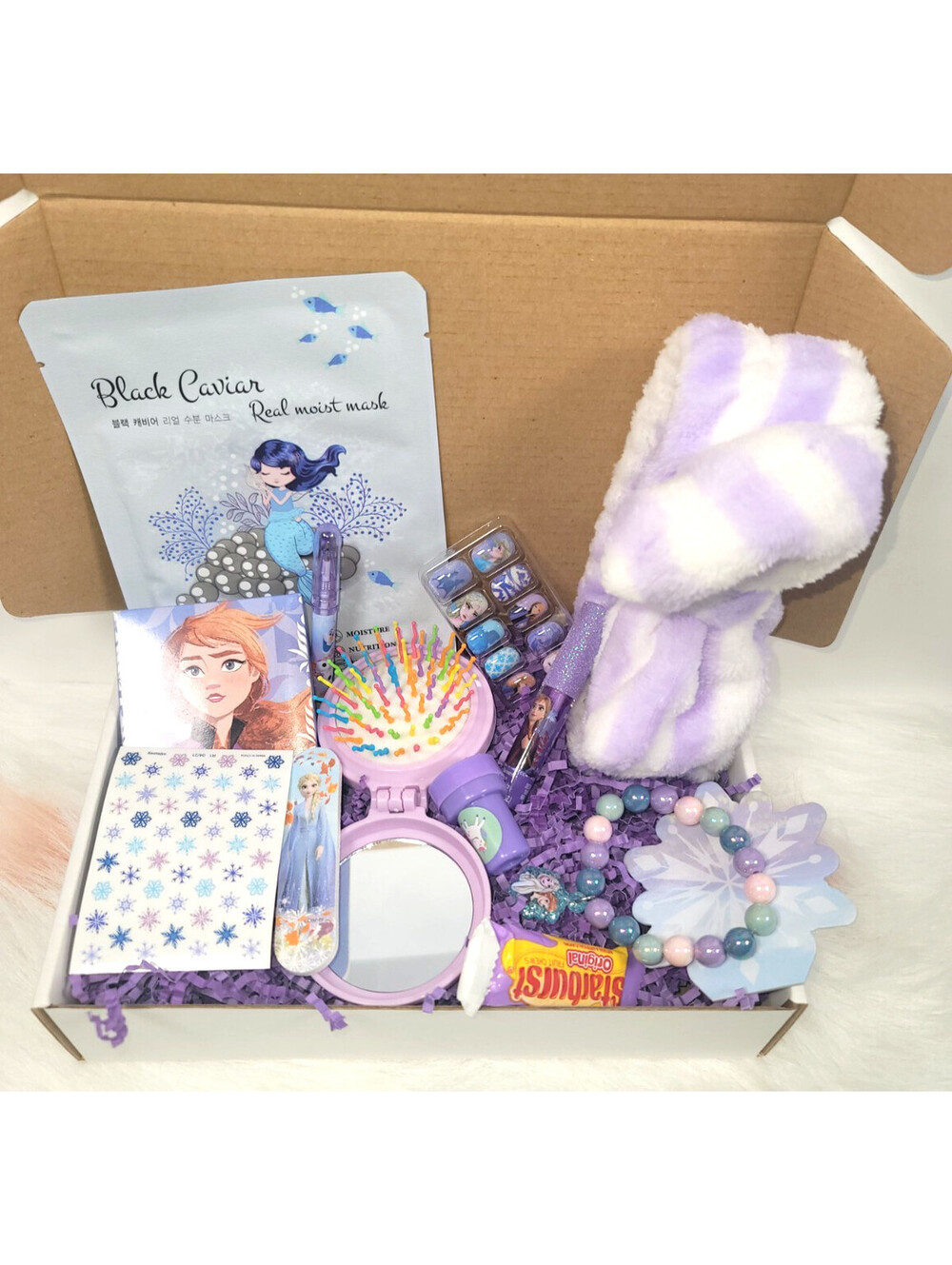 Girls Gift Box with Relaxation and Self-Care Items,
